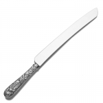 Repousse Sterling Cake Knife Features an intricate floral design along its entire stem and handle
Product Type: Cake Knife
Primary Material: Sterling Silver
Handle Material: Sterling Silver
Product Weight:  .77 lb
Handle Pattern:  Ornate